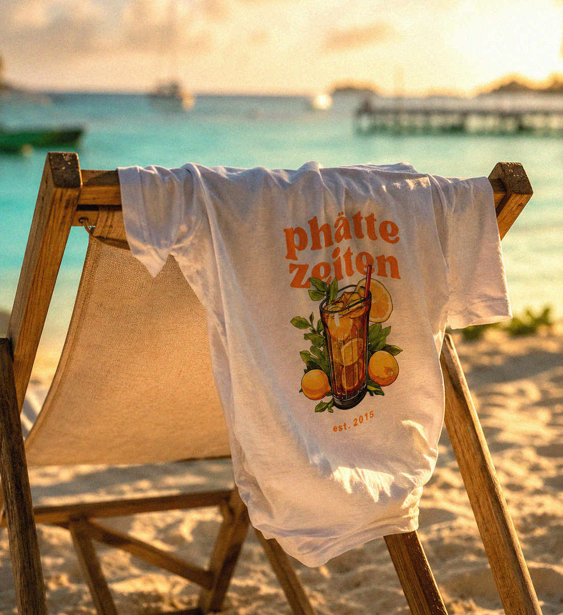 T-Shirt "Beach" (white)